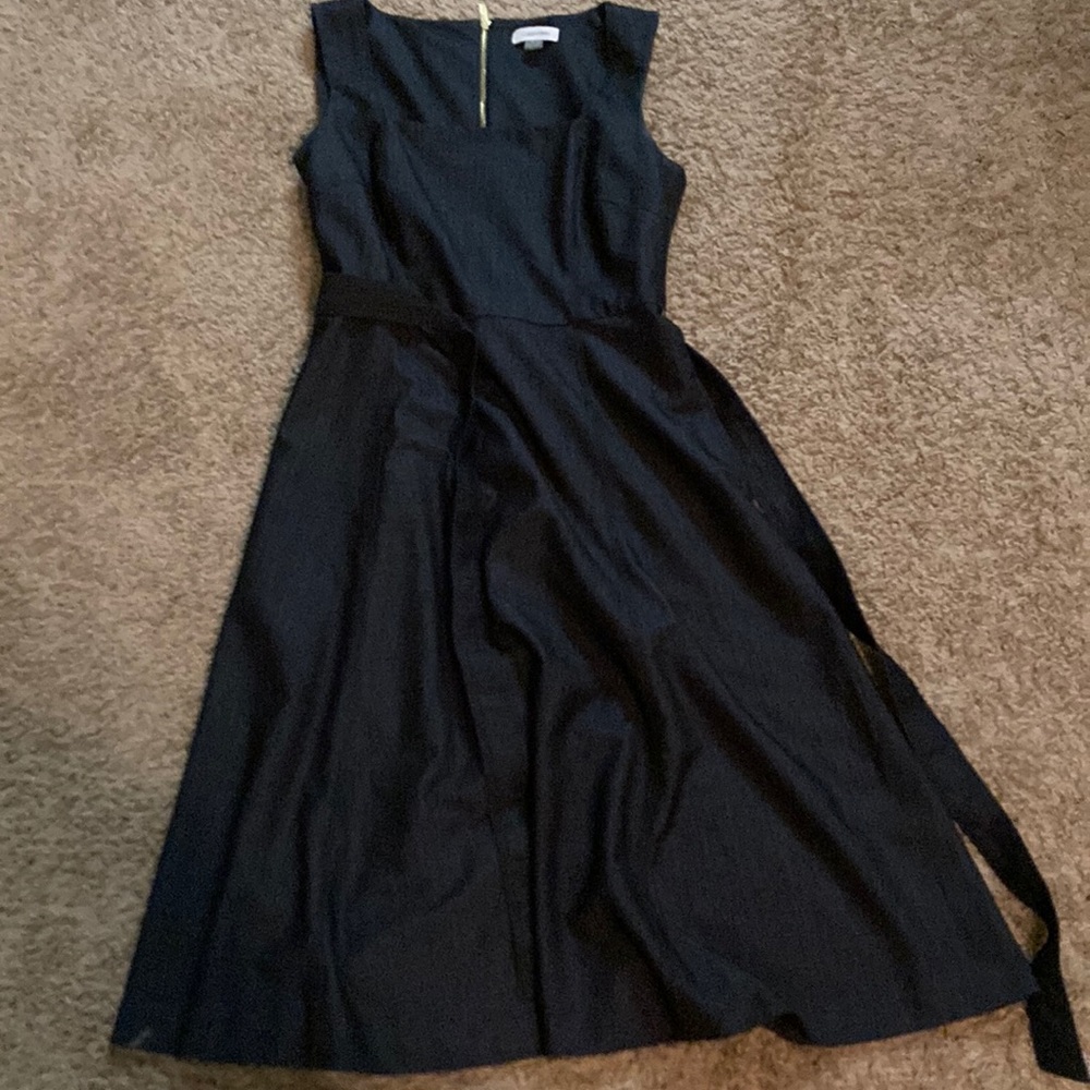 Dark Navy Blue Denim Dress